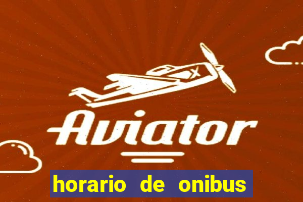 horario de onibus santos dumont x juiz de fora